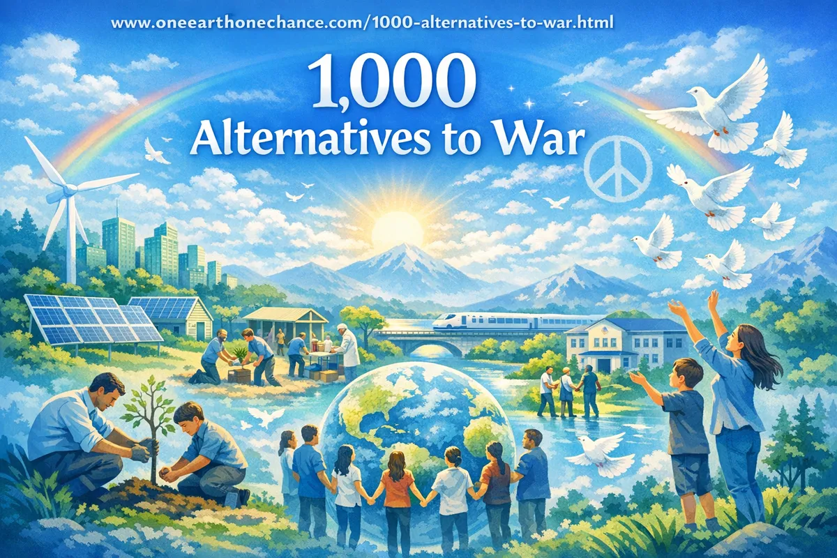 1000 Alternatives to War.
