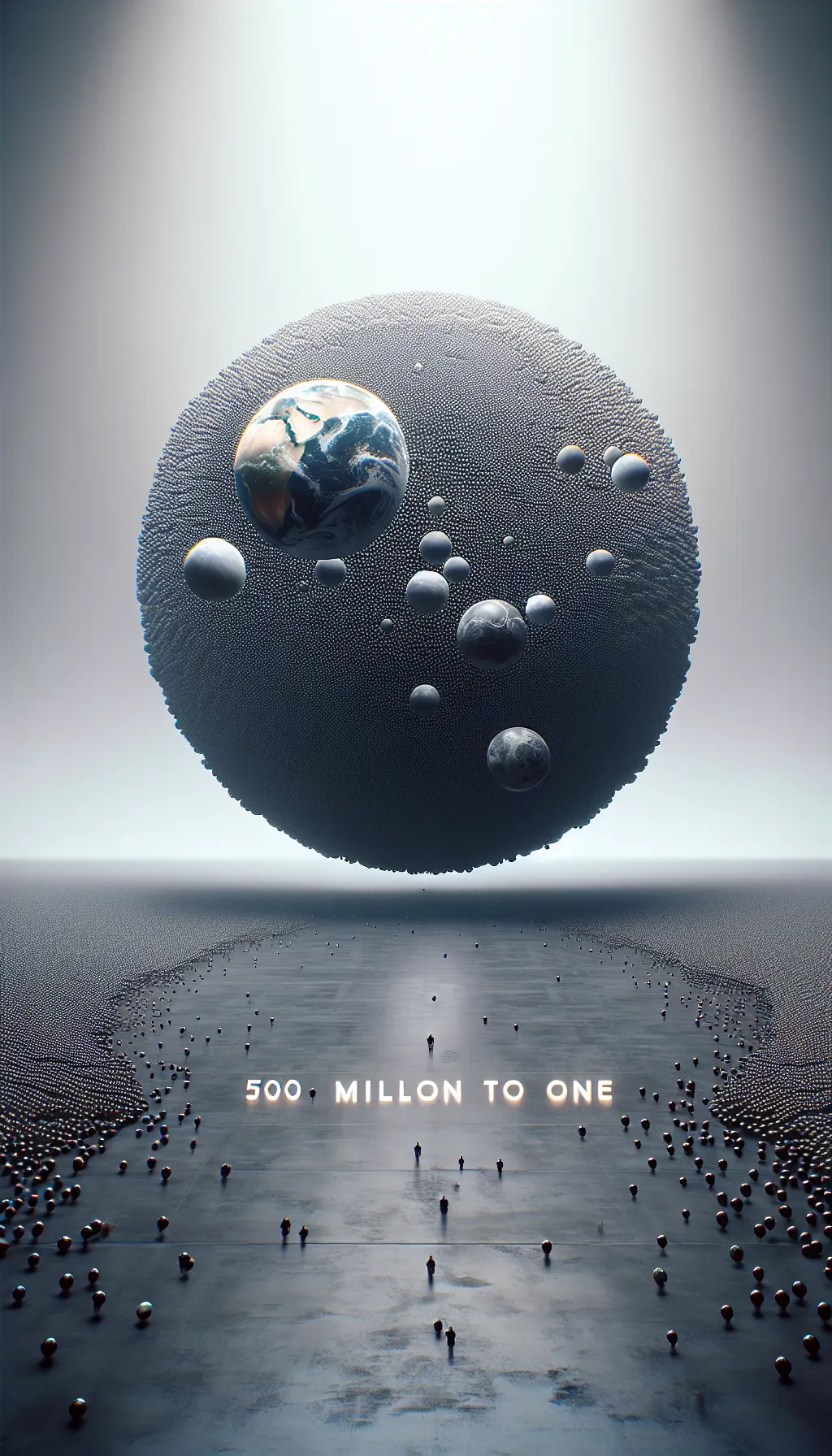 500 Million to One odds.