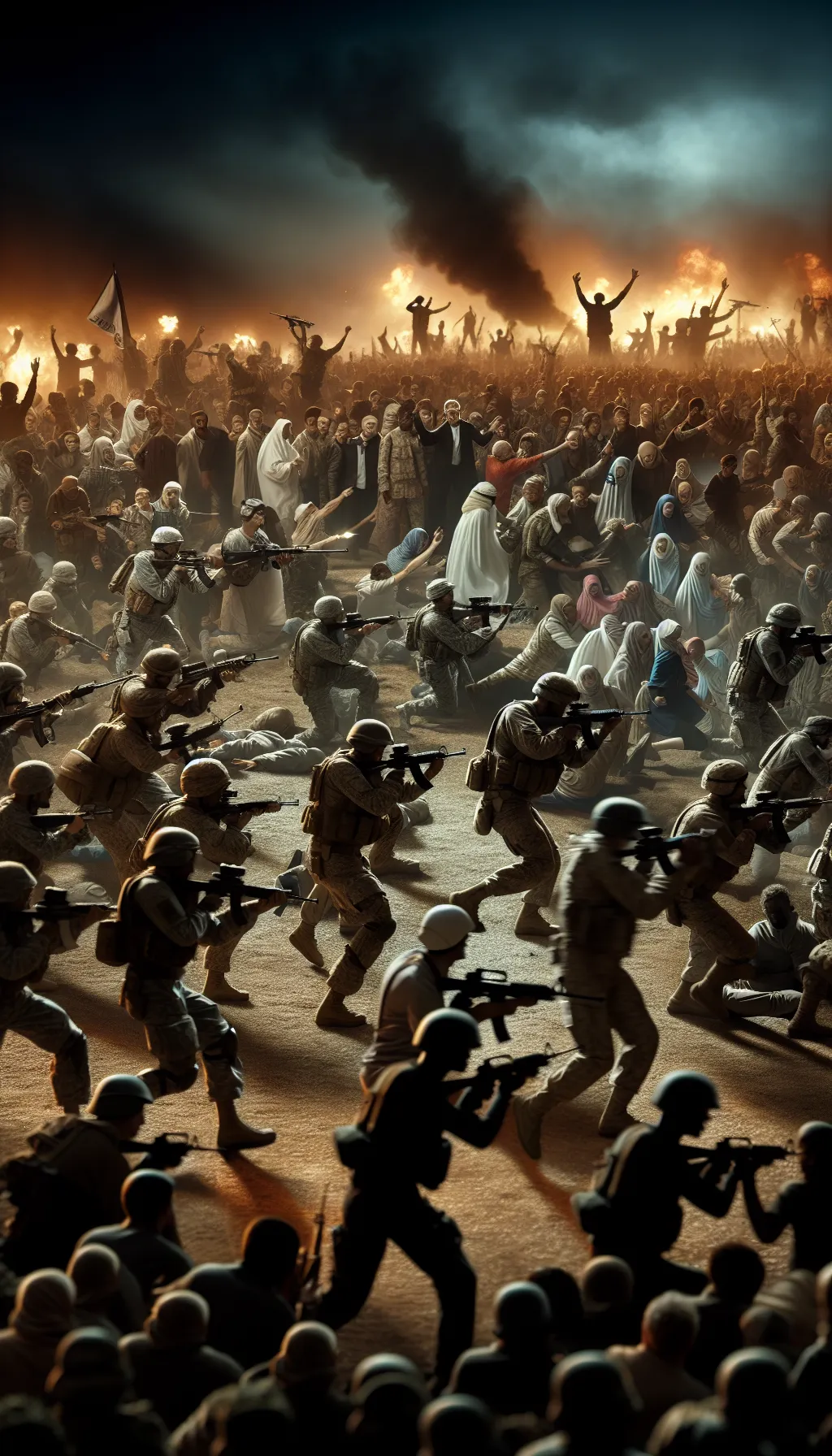 Climate war battlefield.