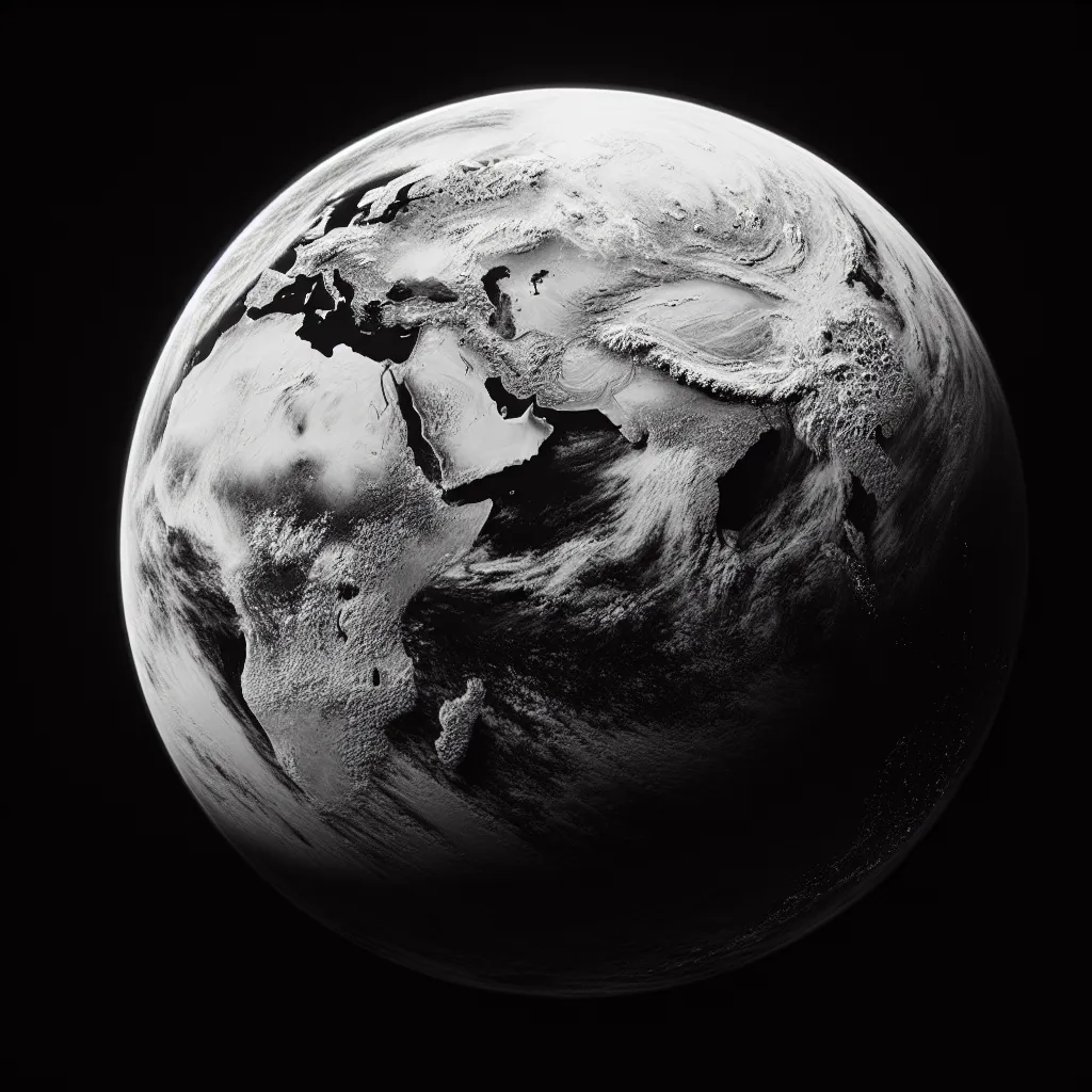 Dead planet earth.