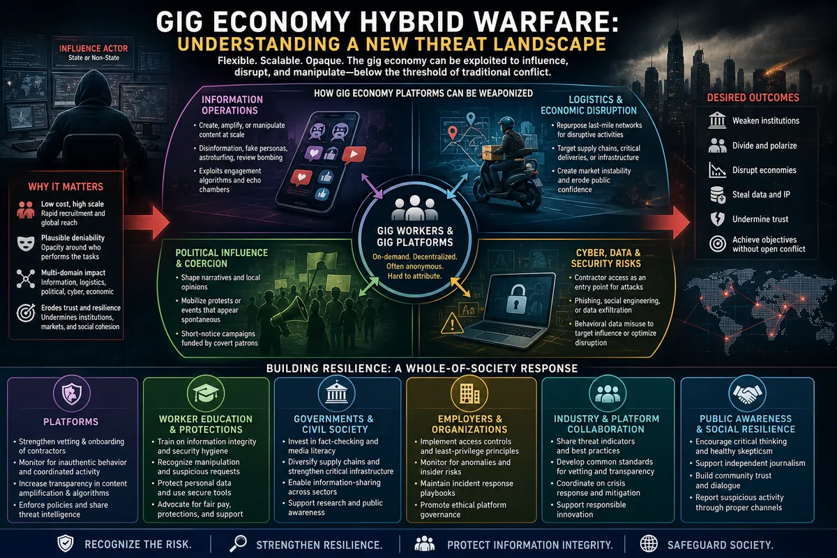 Gig Economy Hybrid Warfare