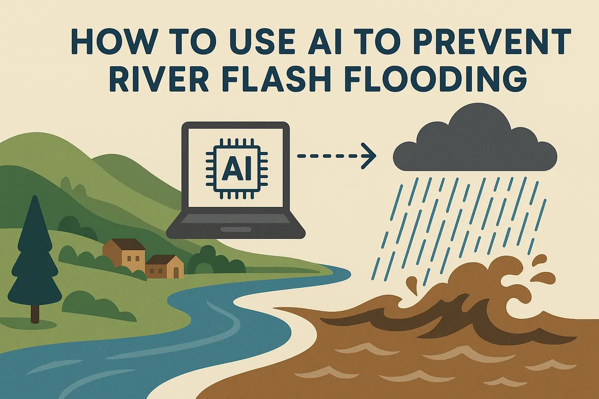 How to use AI to prevent flash river flooding.