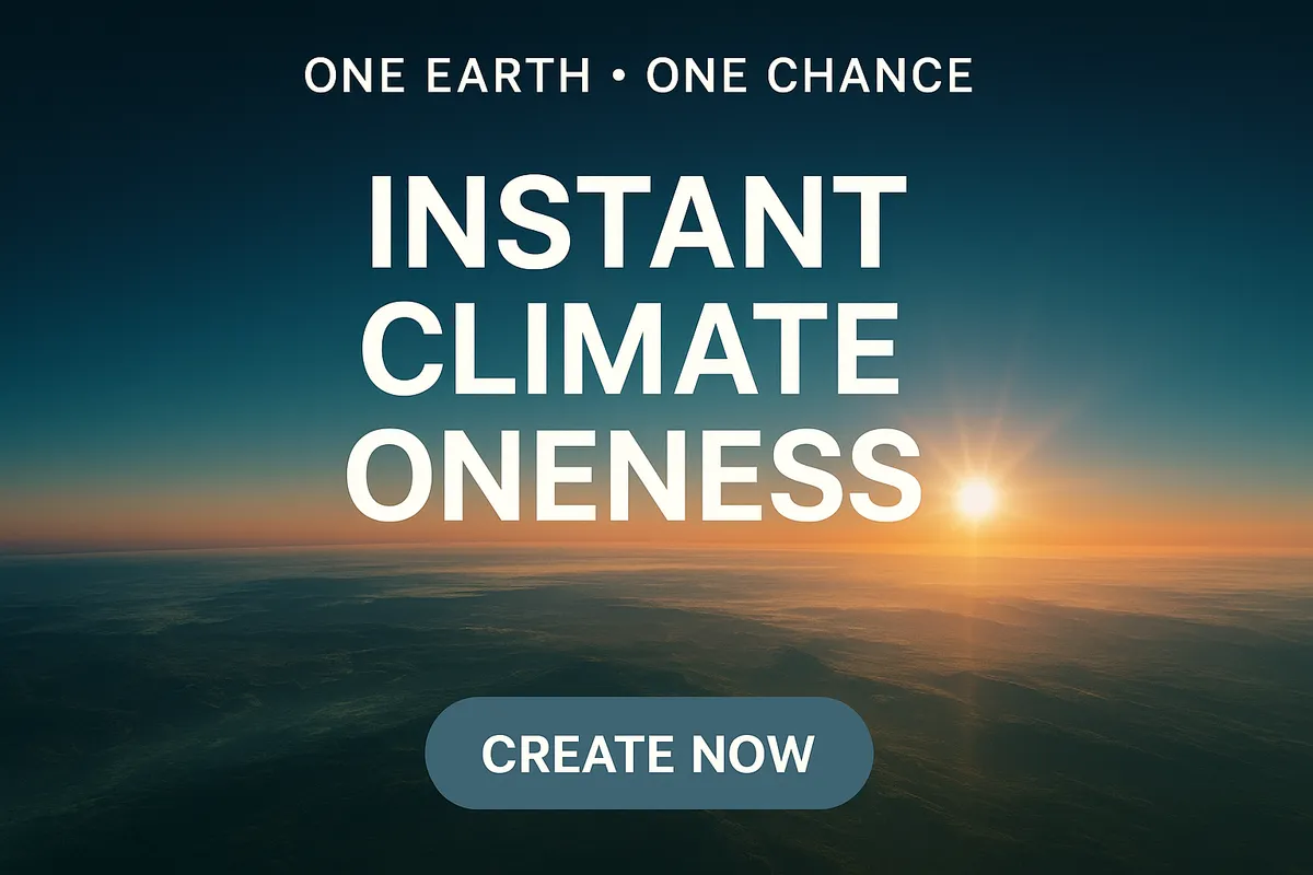 Instant Climate Oneness Create Now