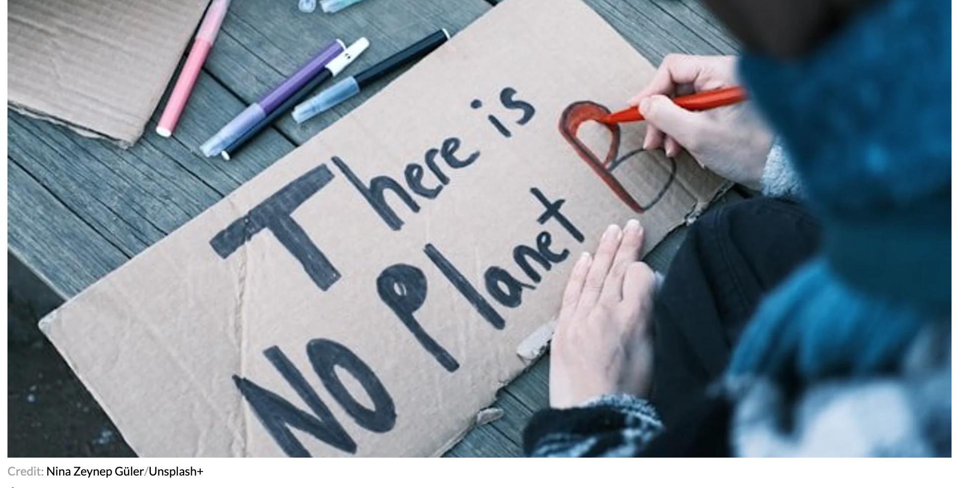 There is no planet B