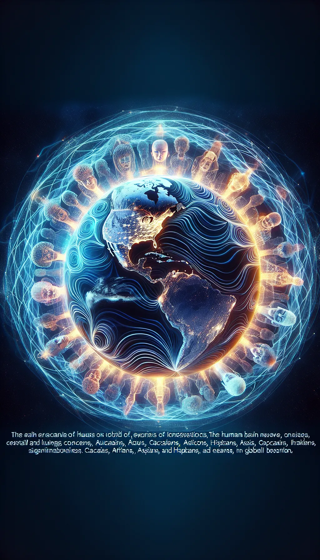 Brain waves around earth.