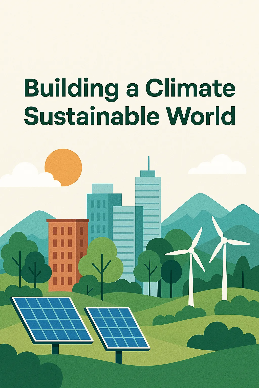 Building a climate sustainable world.
