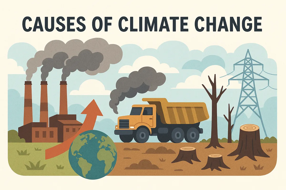 Causes of climate change.