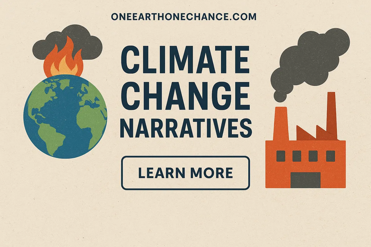 Climate change narratives. How storytelling can help us survive the challenges of global warming and climate change.