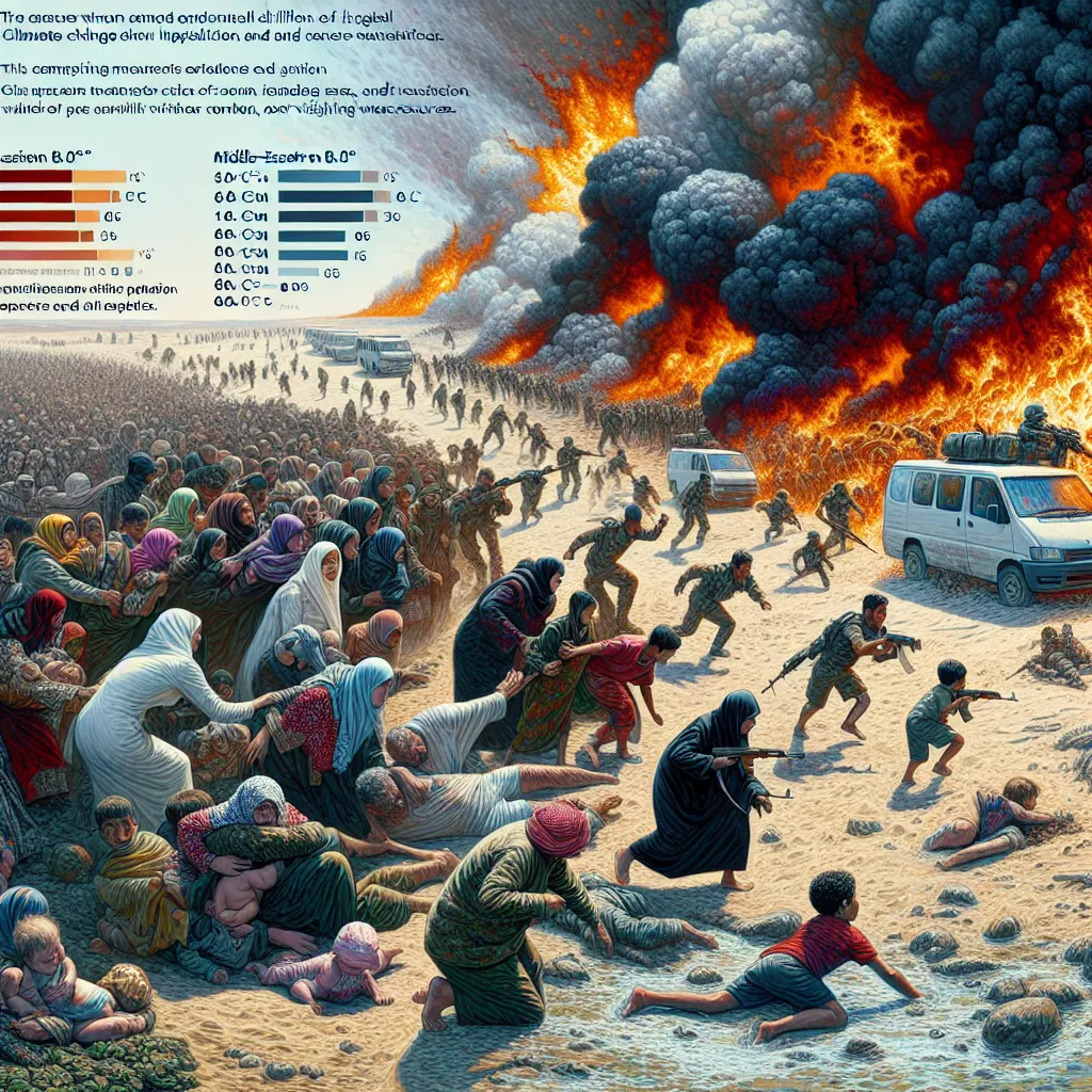 Climate civil war if the temperature reaches 8.0 degrees Celsius.