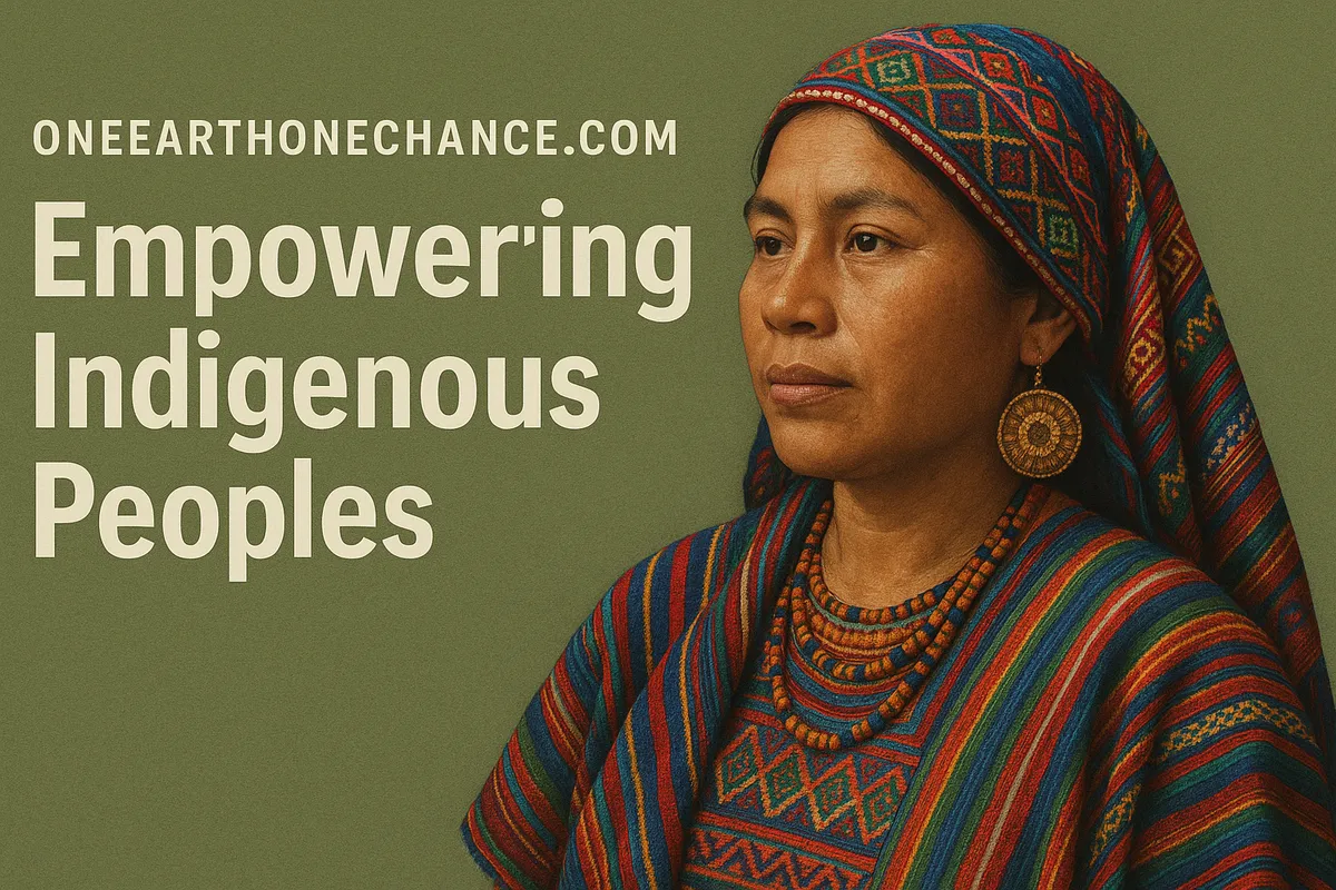 Empowering Indigenous Peoples.