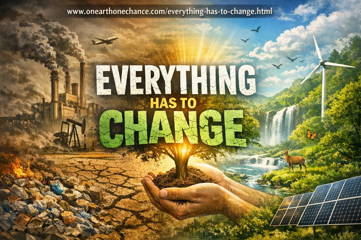 Everything has to change.