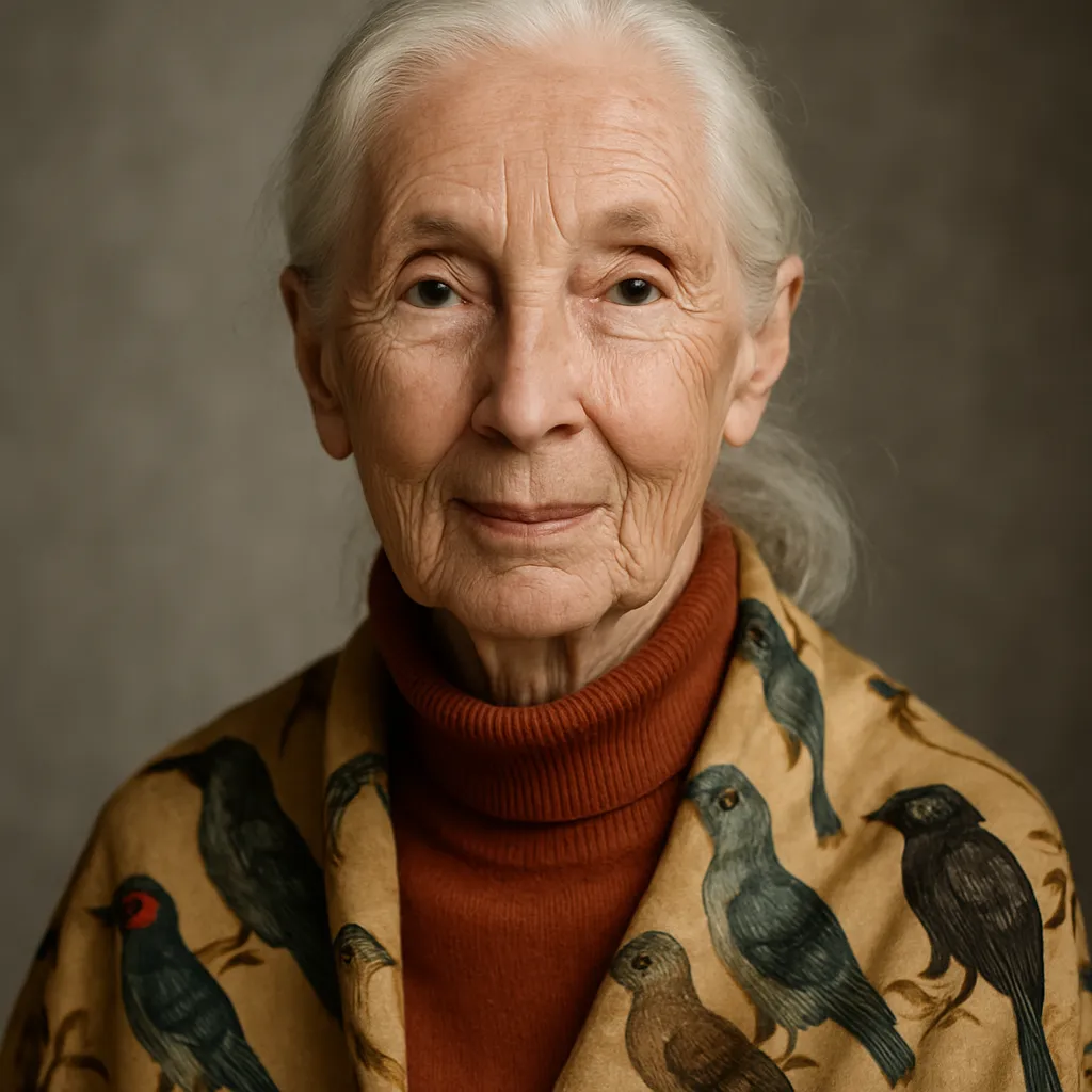 Image of Jane Goodall.