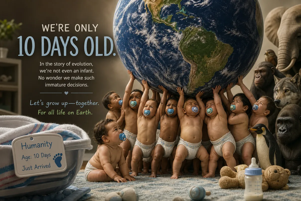 We are like newborns,just 10 days old.