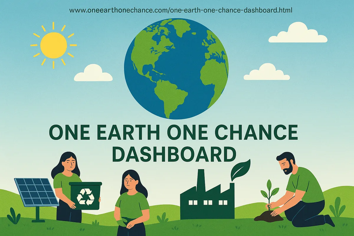 One Earth One Chance Dashboard. Use this page to navigate and view resources.
