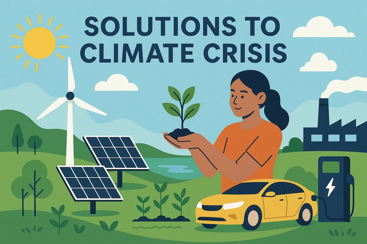 Solutions to the climate crisis.
