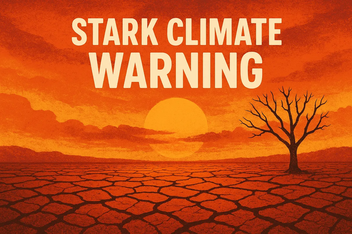 Stark climate warning.