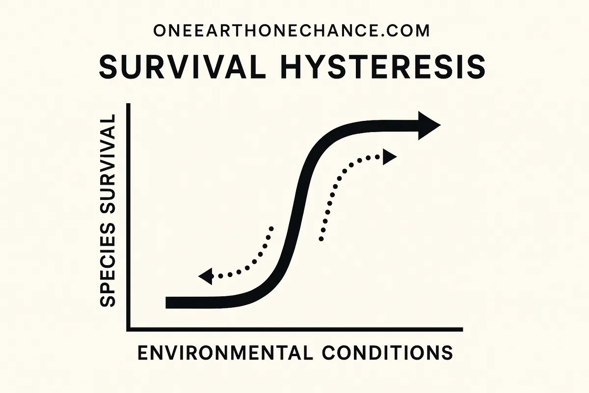 Survival hysteresis.