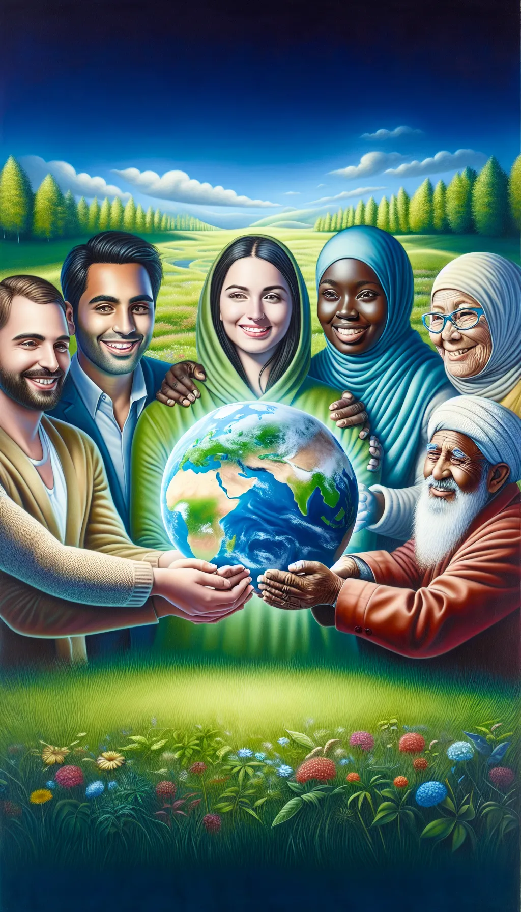 We are one humanity on one earth with one future and one spirit.